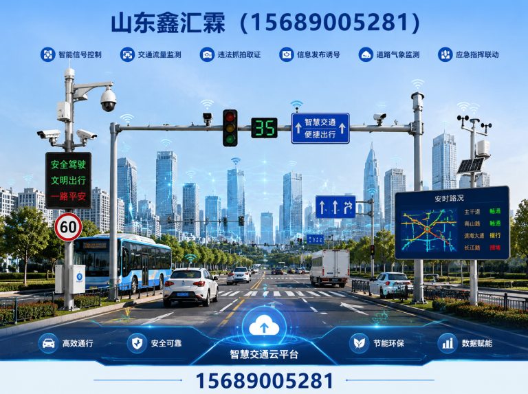 高青县智慧交通设备展示图